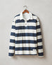 Men's Rugby Shirt - Blue Stripe